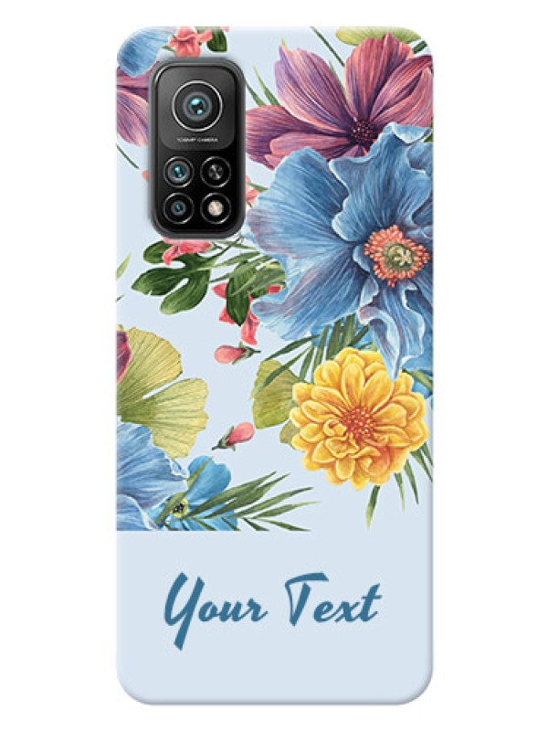 Custom Xiaomi Mi 10T Pro Custom Phone Cases: Stunning Watercolored Flowers Painting Design
