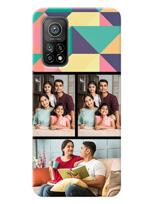 Custom Mi 10T personalised phone covers: Bulk Pic Upload Design
