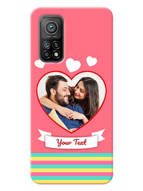 Custom Mi 10T Personalised mobile covers: Love Doodle Design