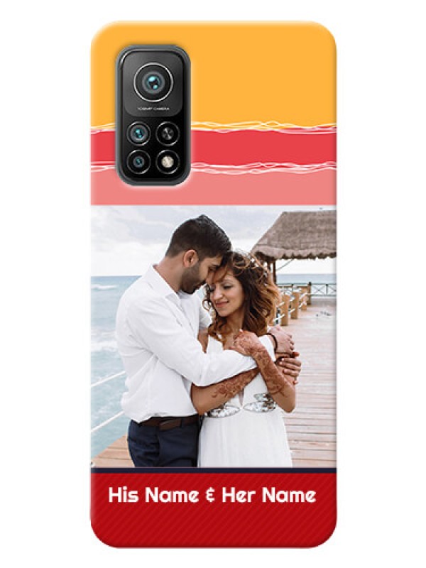 Custom Mi 10T custom mobile phone covers: Colorful Case Design