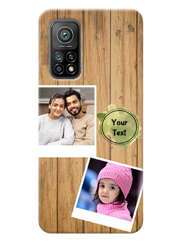 Custom Mi 10T Custom Mobile Phone Covers: Wooden Texture Design