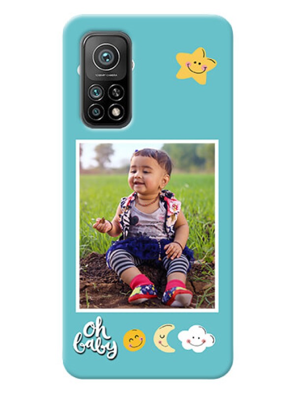 Custom Mi 10T Personalised Phone Cases: Smiley Kids Stars Design