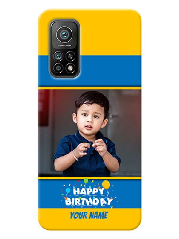 Custom Mi 10T Mobile Back Covers Online: Birthday Wishes Design