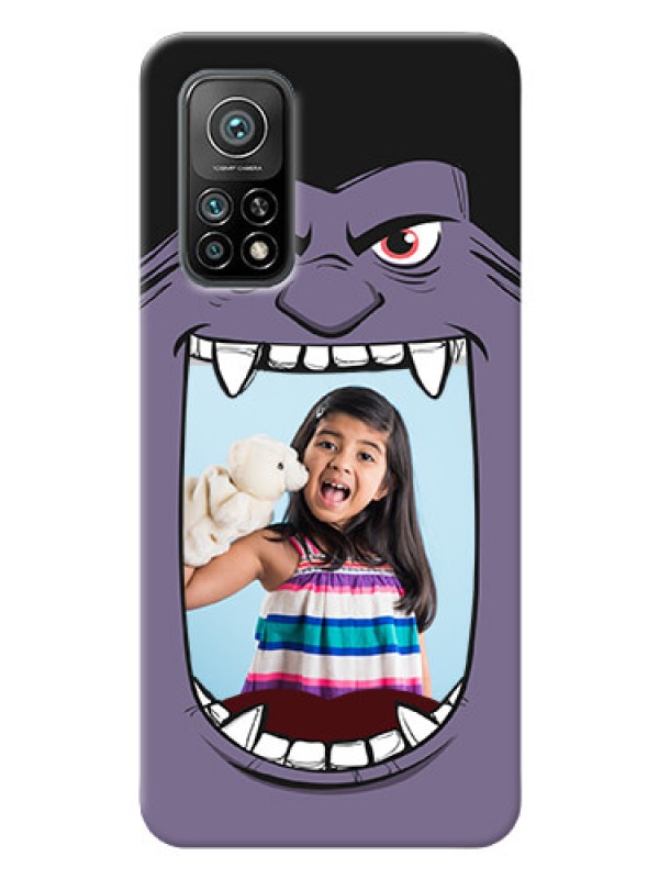 Custom Mi 10T Personalised Phone Covers: Angry Monster Design