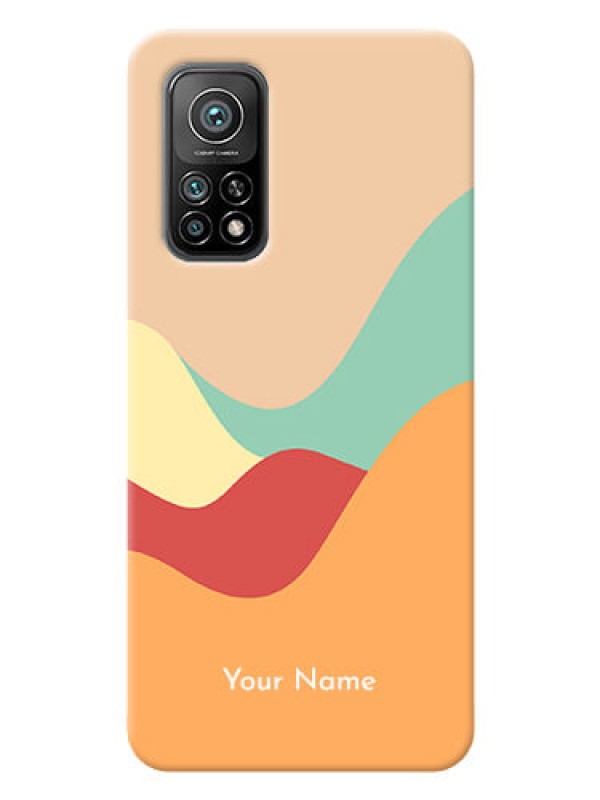 Custom Xiaomi Mi 10T Custom Mobile Case with Ocean Waves Multi-colour Design