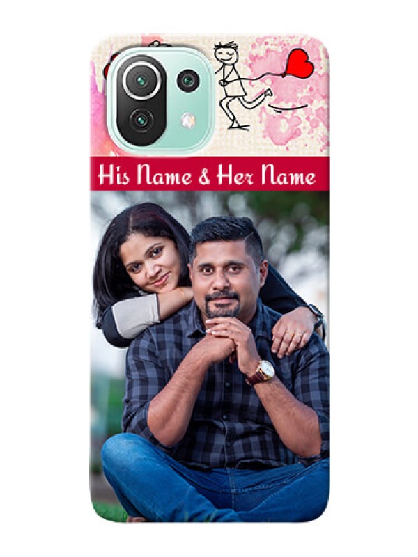 Custom Mi 11 Lite NE 5G phone back covers: You and Me Case Design