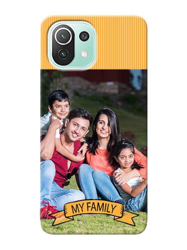 Custom Mi 11 Lite NE 5G Personalized Mobile Cases: My Family Design