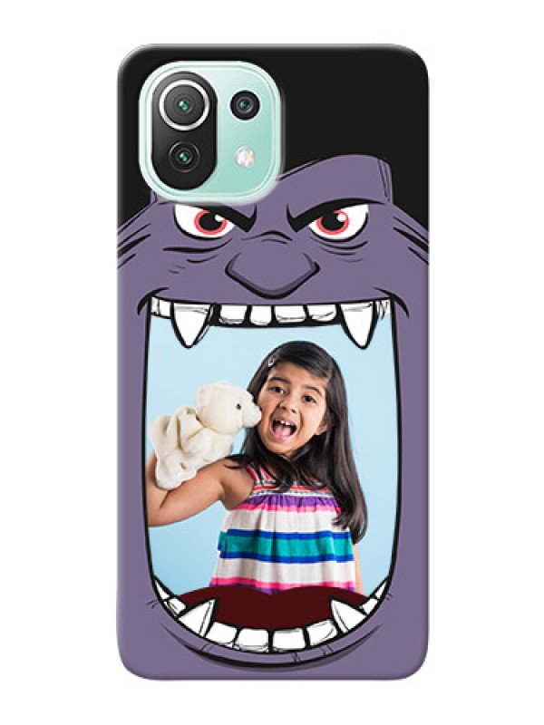 Custom Mi 11 Lite NE 5G Personalised Phone Covers: Angry Monster Design