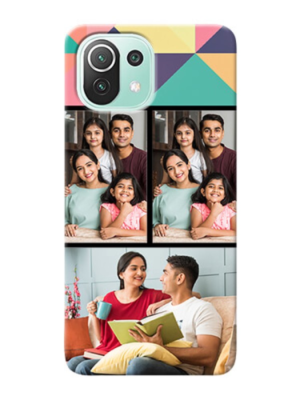 Custom Mi 11 Lite personalised phone covers: Bulk Pic Upload Design