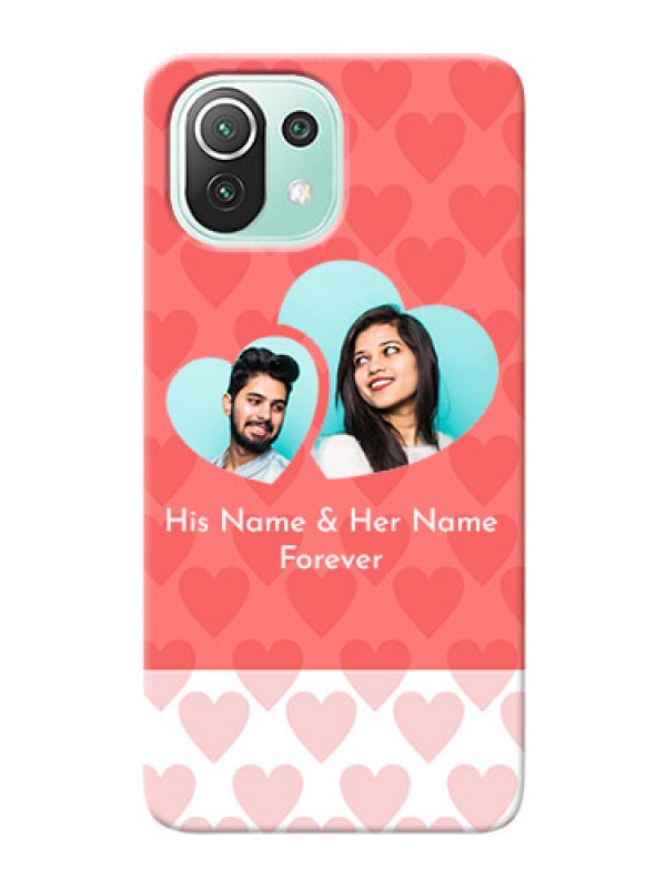 Custom Mi 11 Lite personalized phone covers: Couple Pic Upload Design