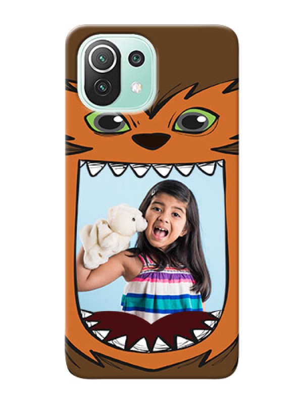 Custom Mi 11 Lite Phone Covers: Owl Monster Back Case Design