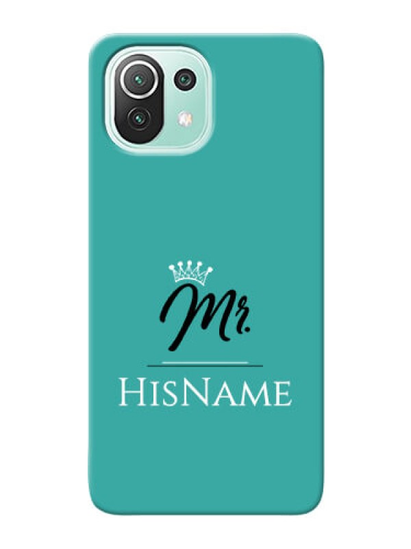 Custom Mi 11 Lite Custom Phone Case Mr with Name