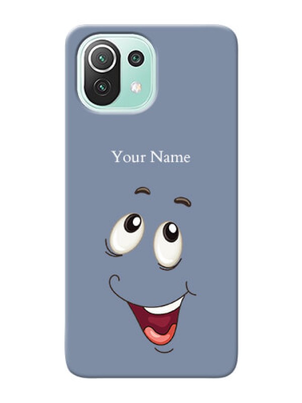 Custom Xiaomi Mi 11 Lite Phone Back Covers: Laughing Cartoon Face Design