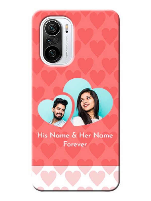 Custom Mi 11X 5G personalized phone covers: Couple Pic Upload Design
