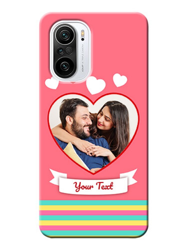 Custom Mi 11X 5G Personalised mobile covers: Love Doodle Design