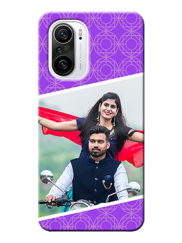 Custom Mi 11X 5G mobile back covers online: violet Pattern Design