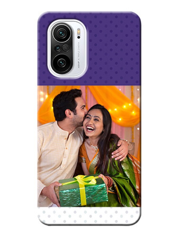 Custom Mi 11X 5G mobile phone cases: Violet Pattern Design
