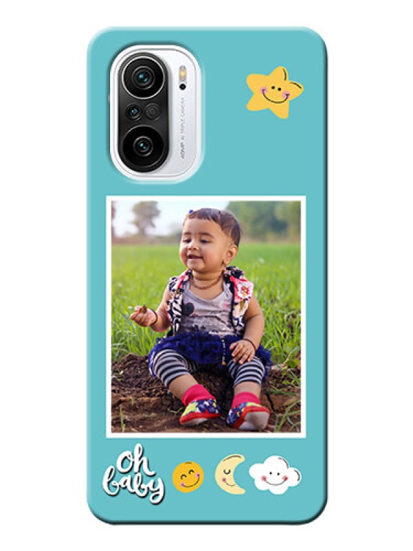 Custom Mi 11X 5G Personalised Phone Cases: Smiley Kids Stars Design