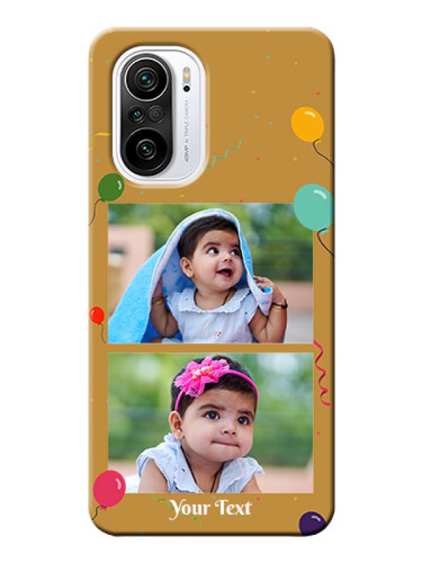 Custom Mi 11X 5G Phone Covers: Image Holder with Birthday Celebrations Design