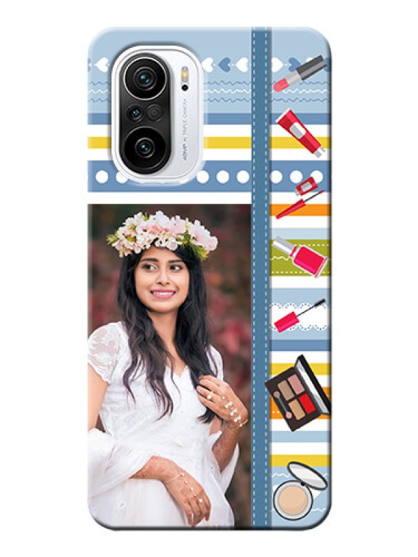 Custom Mi 11X 5G Personalized Mobile Cases: Makeup Icons Design