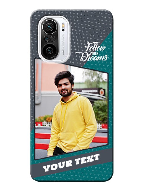 Custom Mi 11X 5G Back Covers: Background Pattern Design with Quote