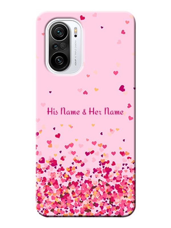 Custom Xiaomi Mi 11X 5G Phone Back Covers: Floating Hearts Design