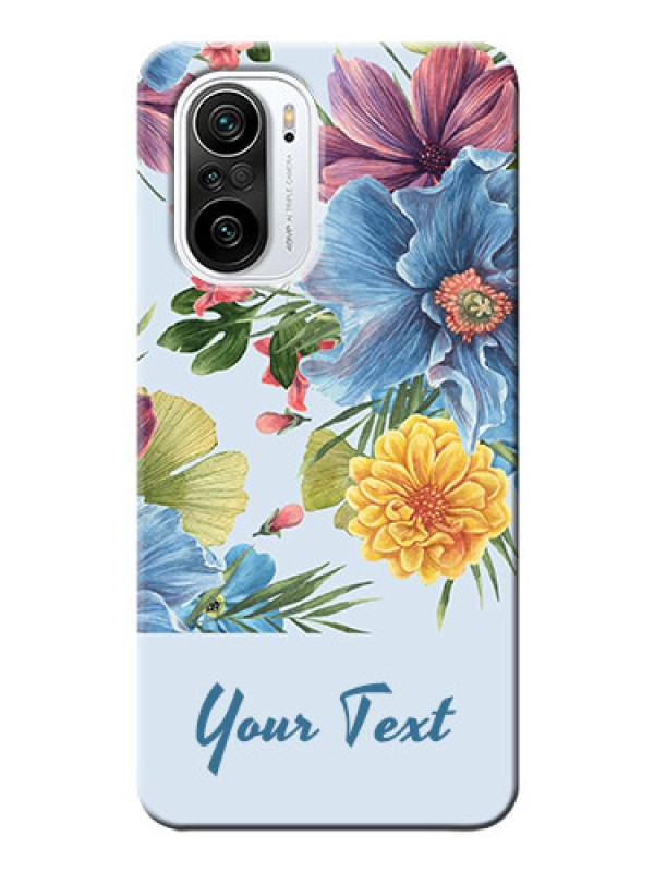 Custom Xiaomi Mi 11X 5G Custom Phone Cases: Stunning Watercolored Flowers Painting Design