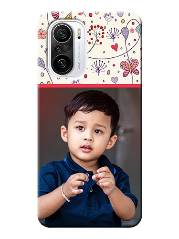 Custom Mi 11X Pro 5G phone back covers: Premium Floral Design