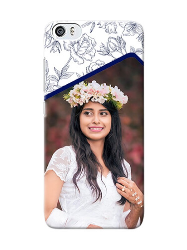 Custom Xiaomi Mi 5 Floral Design Mobile Cover Design