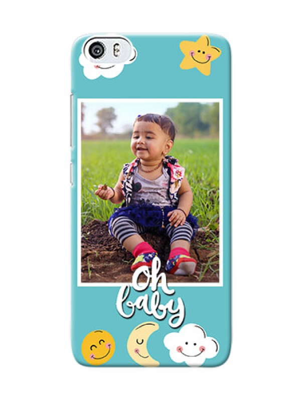 Custom Xiaomi Mi 5 kids frame with smileys and stars Design
