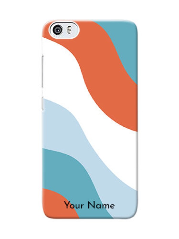 Custom Xiaomi Mi 5 Mobile Back Covers: coloured Waves Design