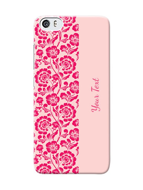 Custom Xiaomi Mi 5 Phone Back Covers: Attractive Floral Pattern Design