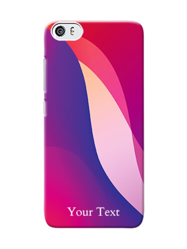 Custom Xiaomi Mi 5 Mobile Back Covers: Digital abstract Overlap Design