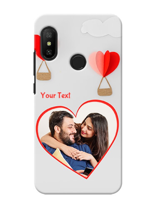 Custom Mi A2 Lite Phone Covers: Parachute Love Design