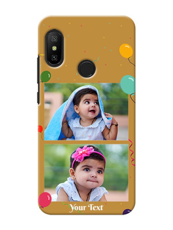 Custom Mi A2 Lite Phone Covers: Image Holder with Birthday Celebrations Design