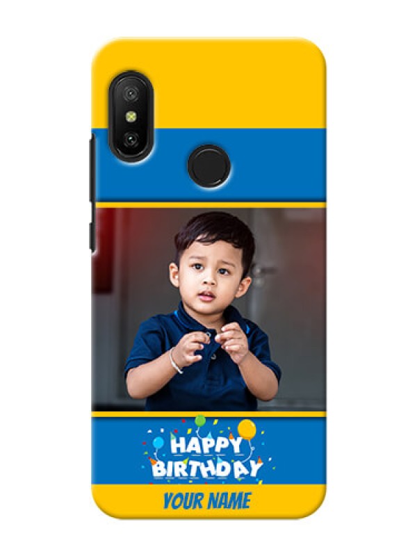 Custom Mi A2 Lite Mobile Back Covers Online: Birthday Wishes Design