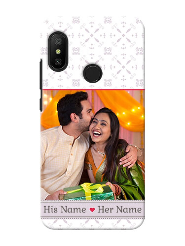 Custom Mi A2 Lite Phone Cases with Photo and Ethnic Design