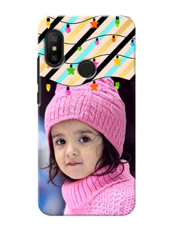 Custom Mi A2 Lite Personalized Mobile Covers: Lights Hanging Design