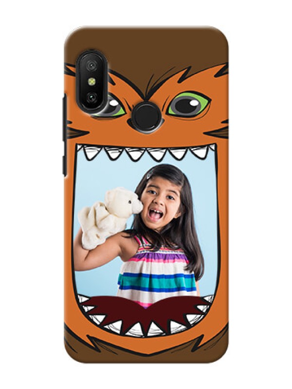 Custom Mi A2 Lite Phone Covers: Owl Monster Back Case Design