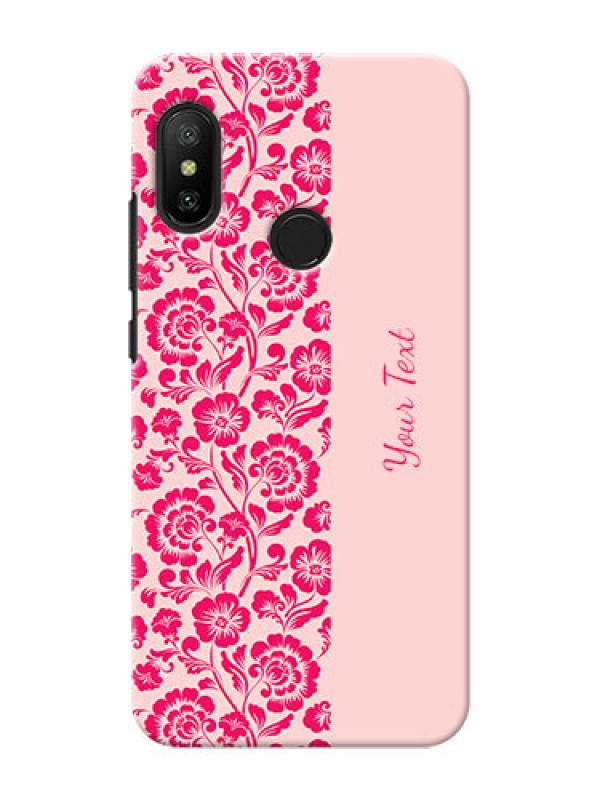 Custom Xiaomi Mi A2 Lite Phone Back Covers: Attractive Floral Pattern Design