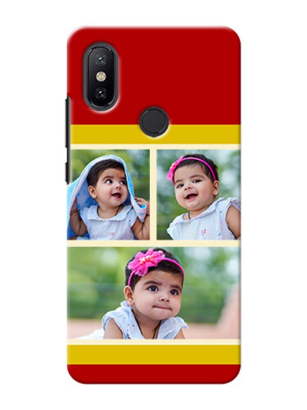 Custom Xiaomi Mi A2 Multiple Picture Upload Mobile Cover Design