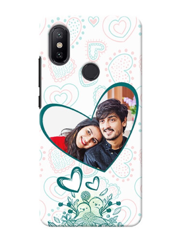 Custom Xiaomi Mi A2 Couples Picture Upload Mobile Case Design
