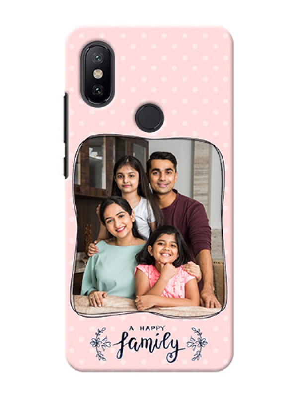 Custom Xiaomi Mi A2 A happy family with polka dots Design