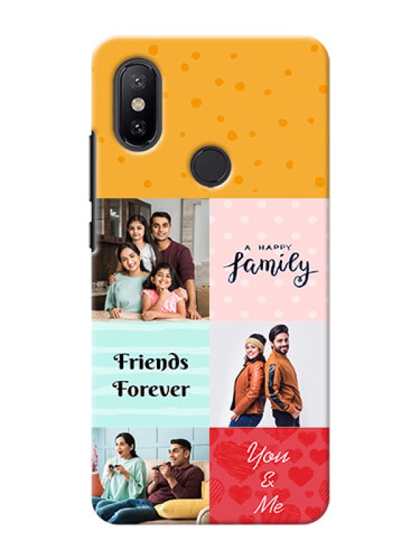 Custom Xiaomi Mi A2 4 image holder with multiple quotations Design