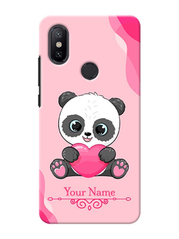 Custom Xiaomi Mi A2 Mobile Back Covers: Cute Panda Design