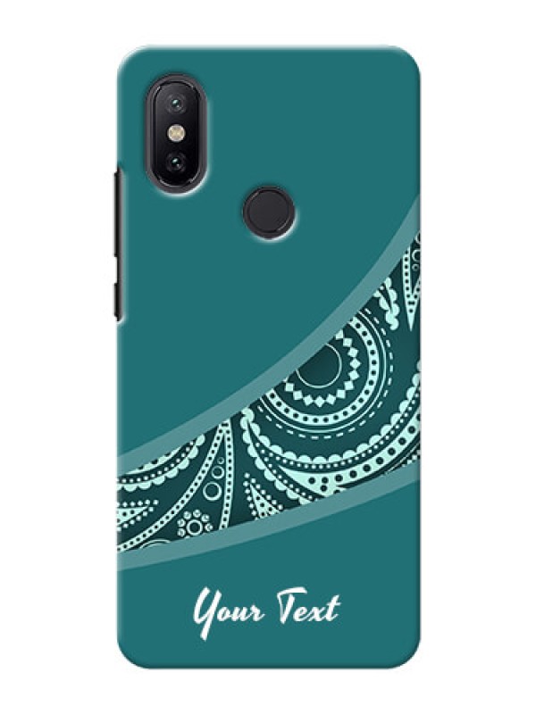Custom Xiaomi Mi A2 Custom Phone Covers: semi visible floral Design