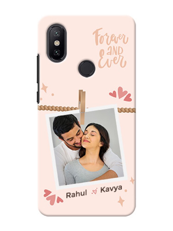 Custom Xiaomi Mi A2 Phone Back Covers: Forever and ever love Design