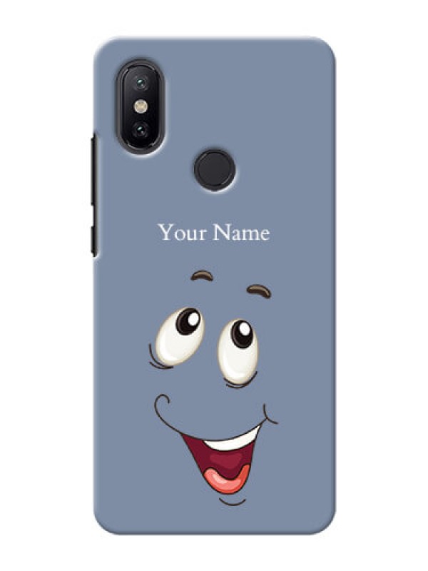 Custom Xiaomi Mi A2 Phone Back Covers: Laughing Cartoon Face Design