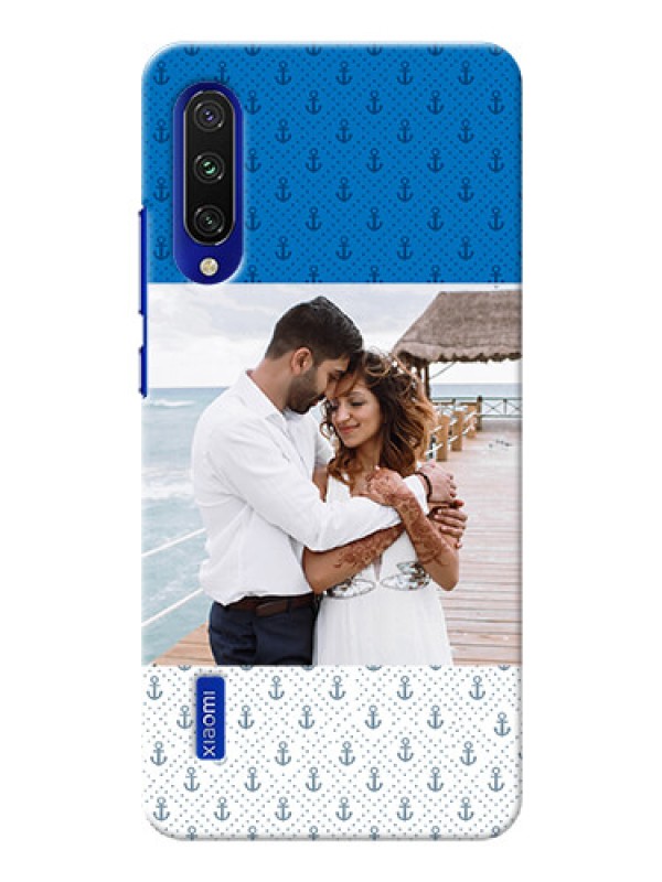 Custom Mi A3 Mobile Phone Covers: Blue Anchors Design