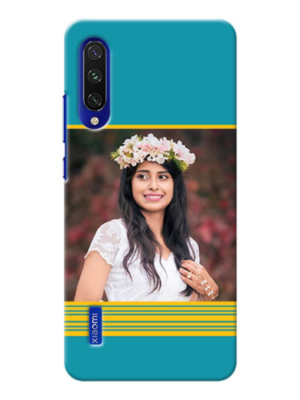 Custom Mi A3 personalized phone covers: Yellow & Blue Design 